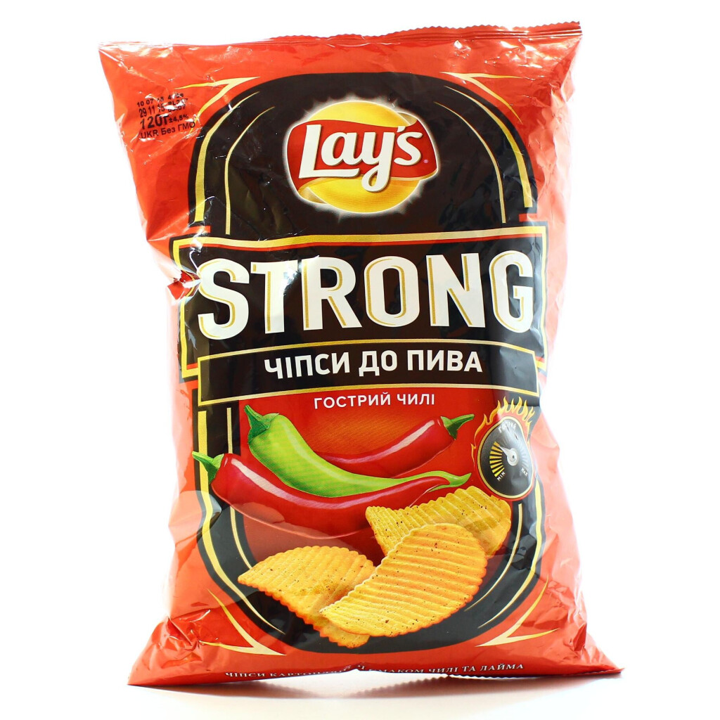 Чипсы Lay's Strong Острый чили, 120г (5900259073822)