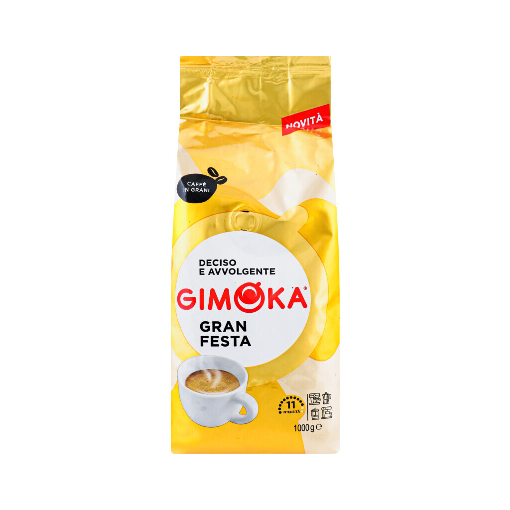 Кава в зернах Gimoka Gran Festa, 1кг (8003012000435)