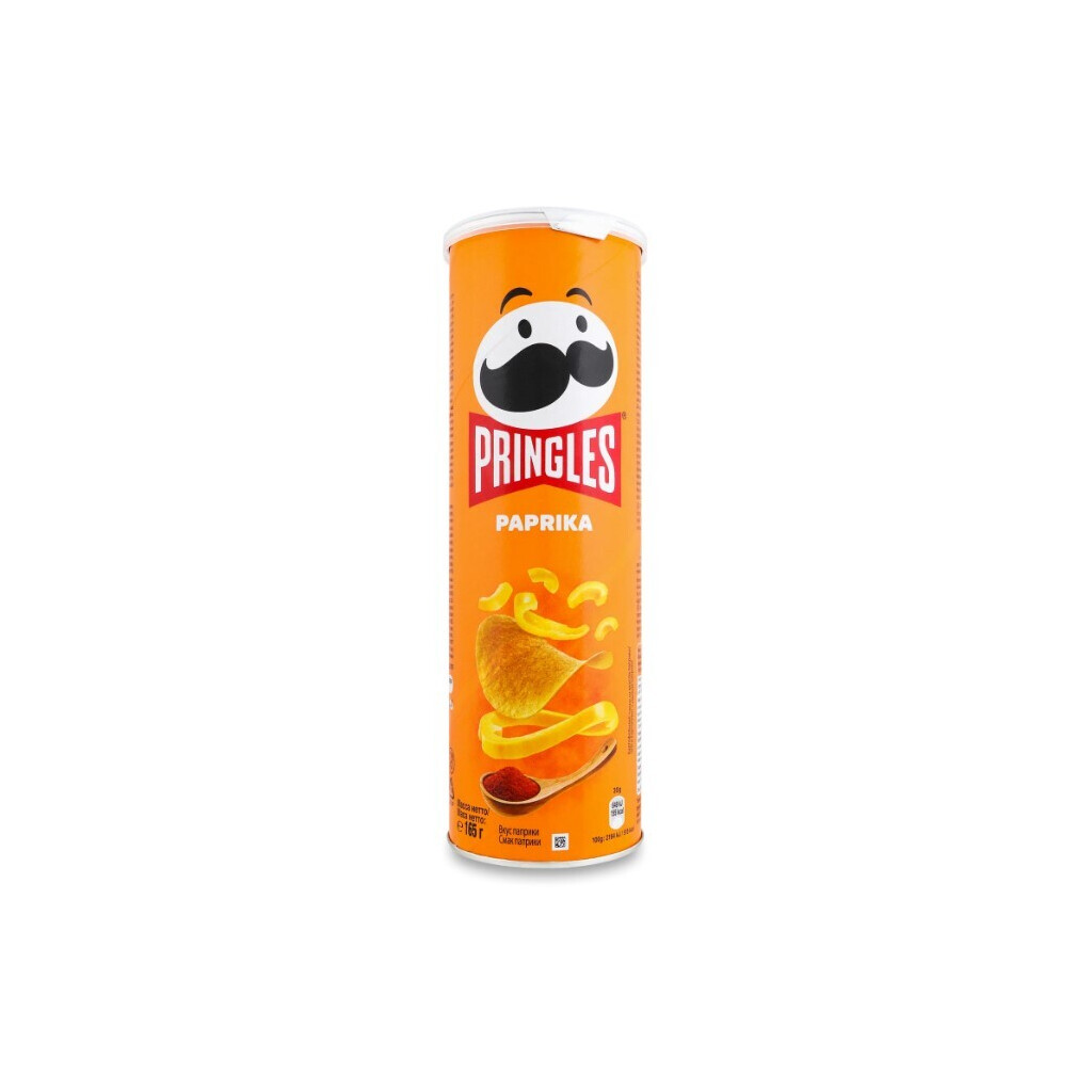 Чипси Pringles Паприка, 165г (5053990161669)