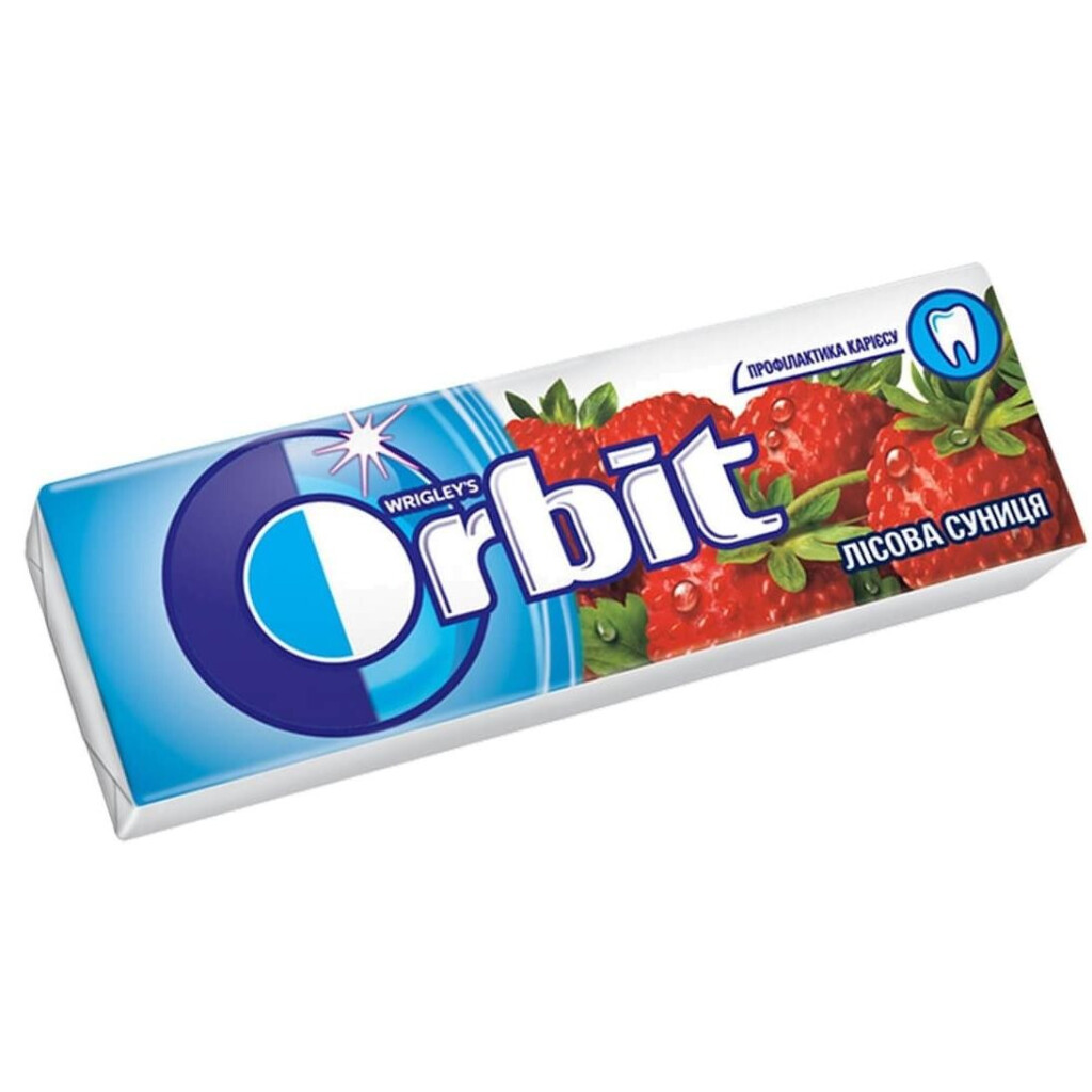 Резинка жевательная Orbit Лесная земляника, 14г (50173464)