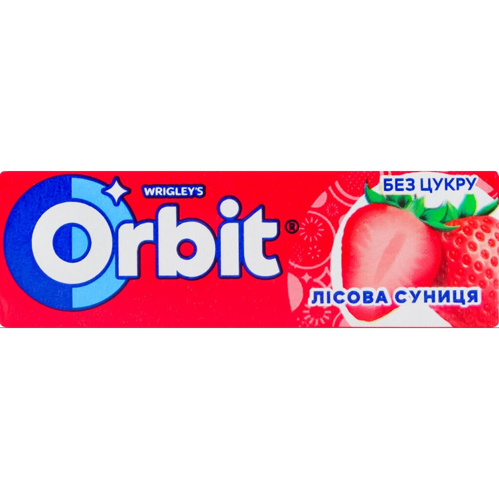Резинка жевательная Orbit Лесная земляника, 14г (50173464)