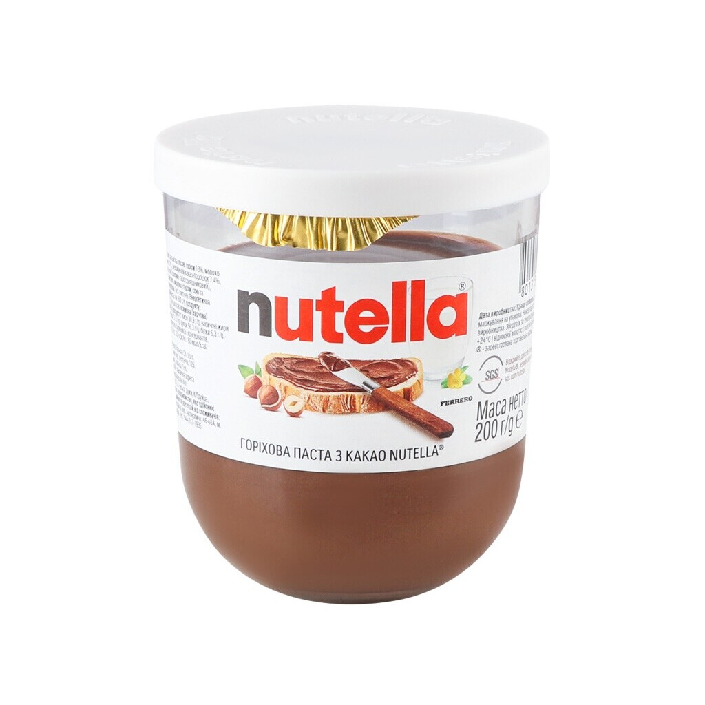 Паста ореховая  Nutella с какао, 200г (80050698)