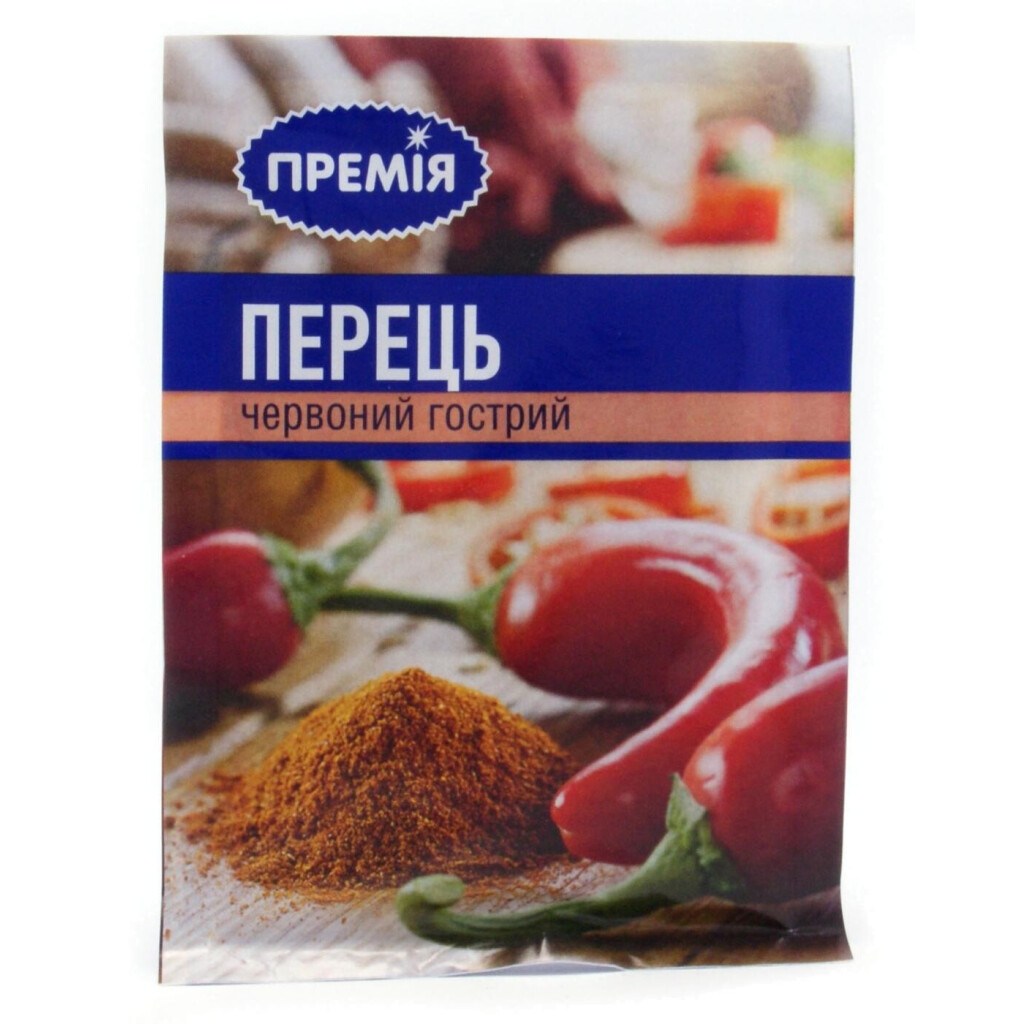 Перец Премія красный острый, 20г (4823096404073)