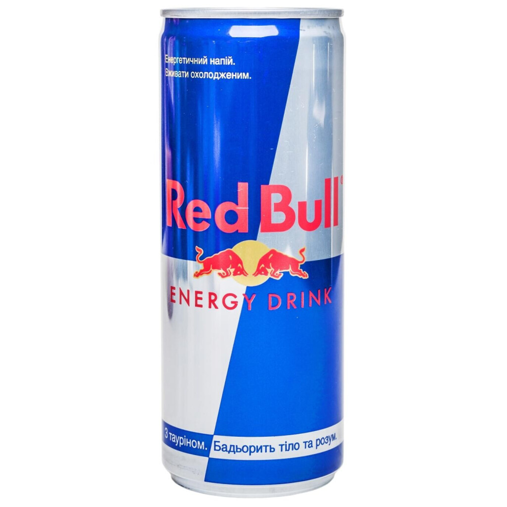 Напиток энергетический Red Bull ж/б, 0,25л (9002490219178)