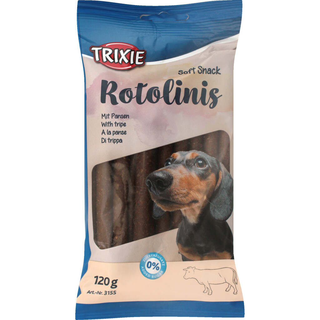 Лакомство для собак Trixie Rotolinis с желудком, 120г (4011905031552)