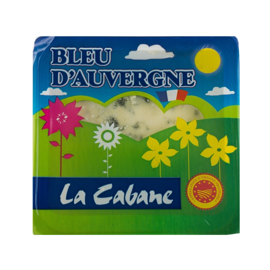 Сыр La Cabane Блю Д’Овернь Laqueuille 52% коровий молочный, 125г