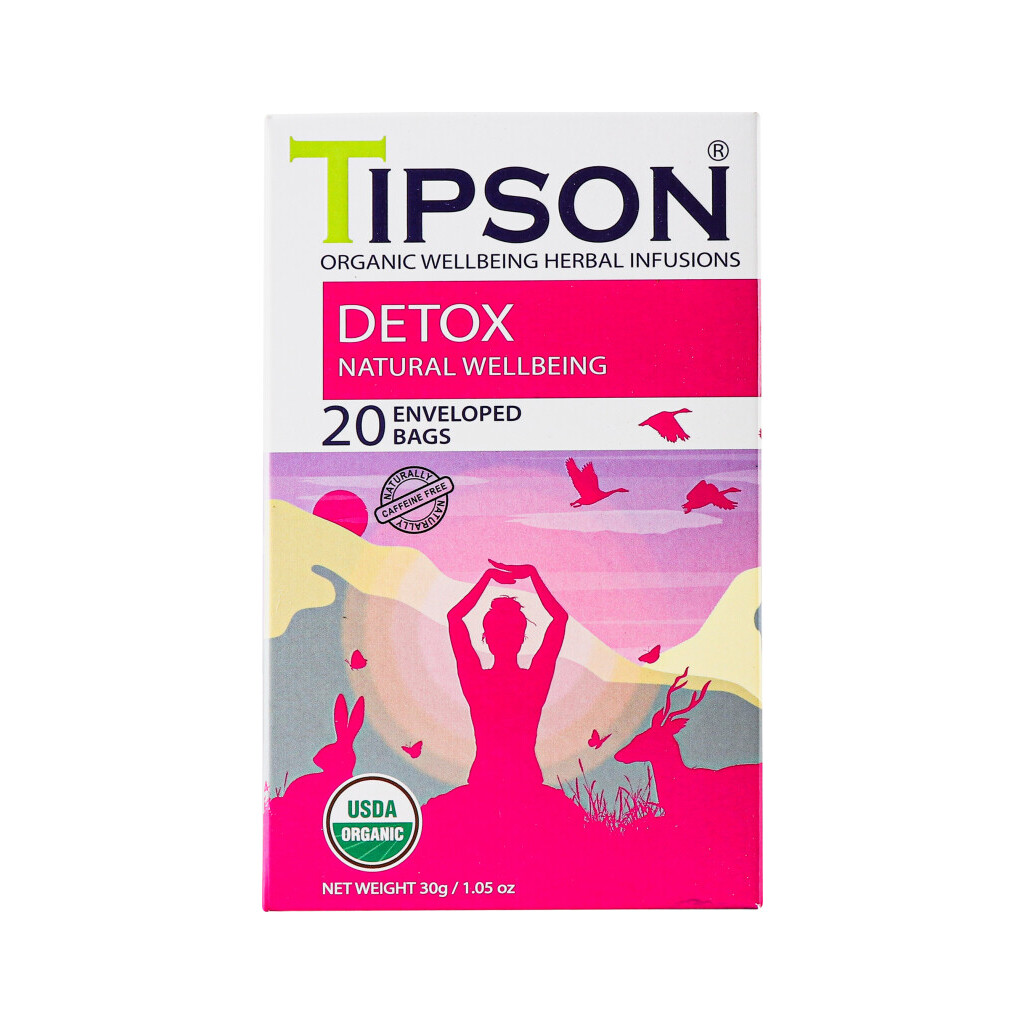 Суміш трав'яна Tipson Detox, 20*1,5г/уп (4792252940932)