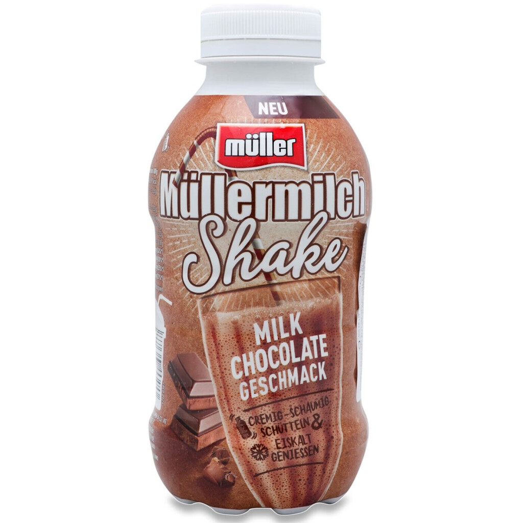 Напиток молочный Mullermilch Шейк шоколад 3,5%, 400мл (42400387)