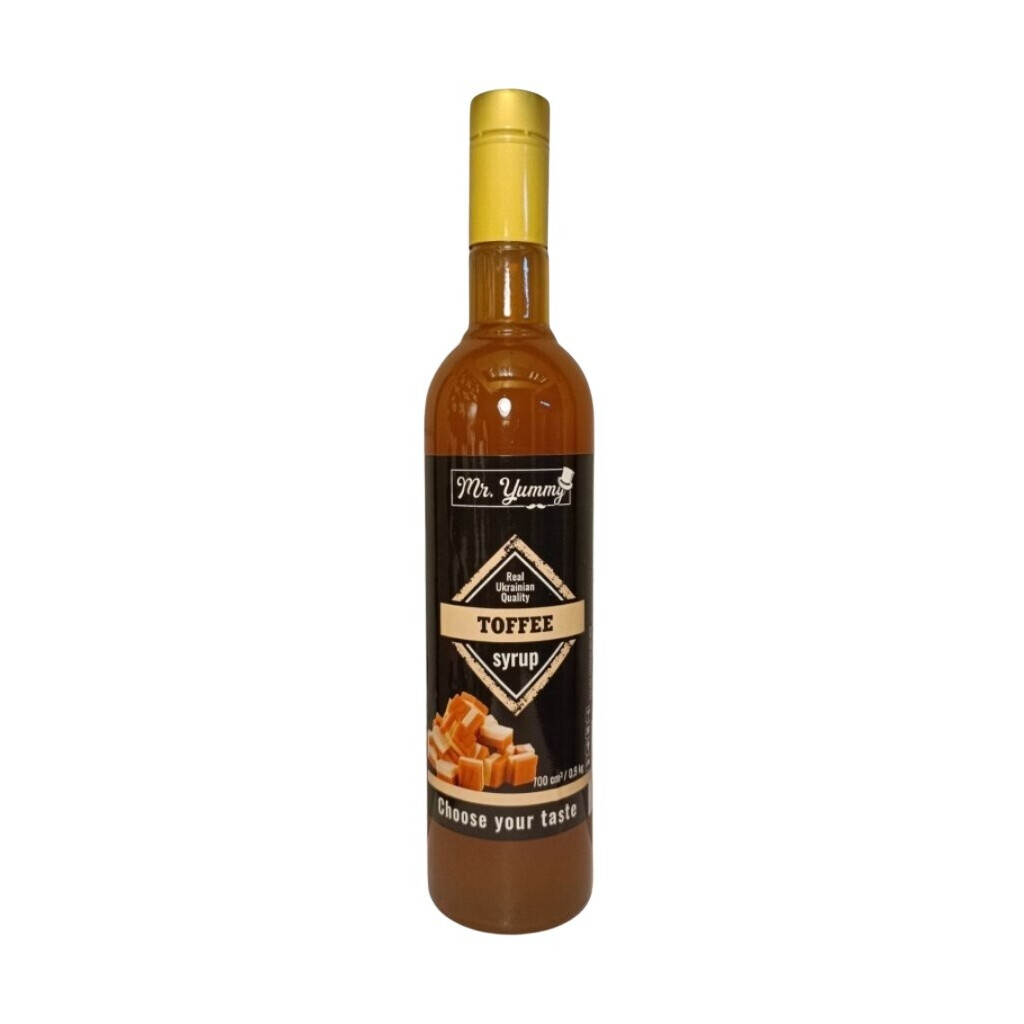 Сироп Mr. Yummy Toffee, 700мл