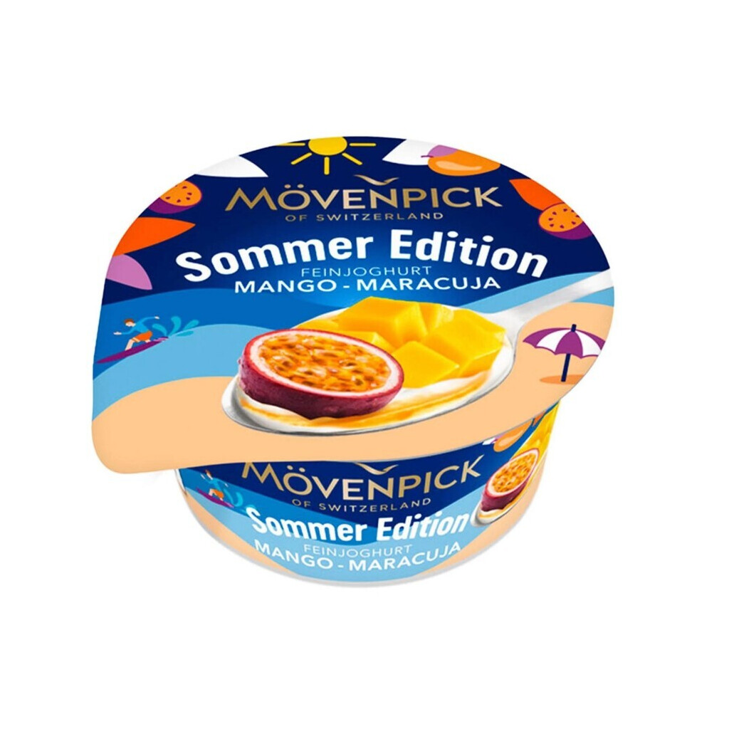 Йогурт Movenpick Summer edition манго-маракуйя 13%, 150г (4002334118297)