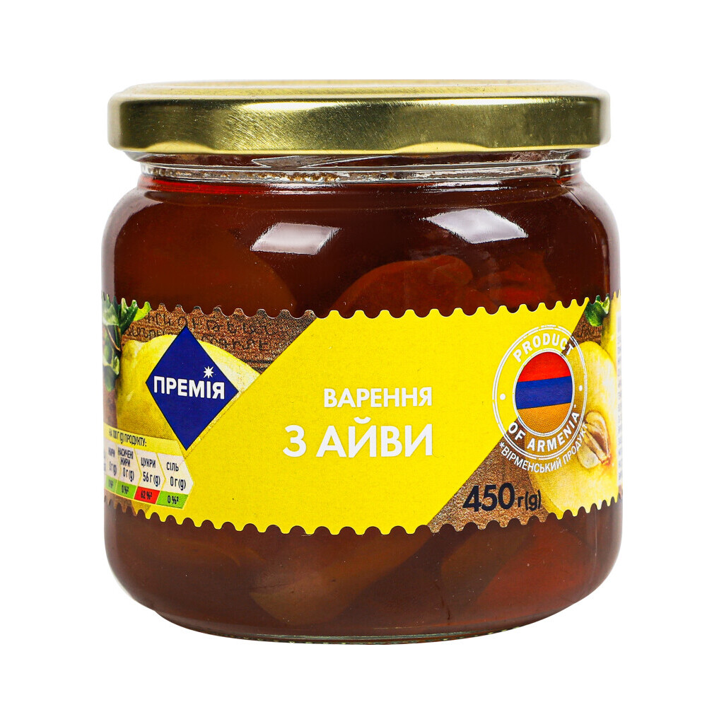 Варенье Премія из айвы, 450г (4823096422732)