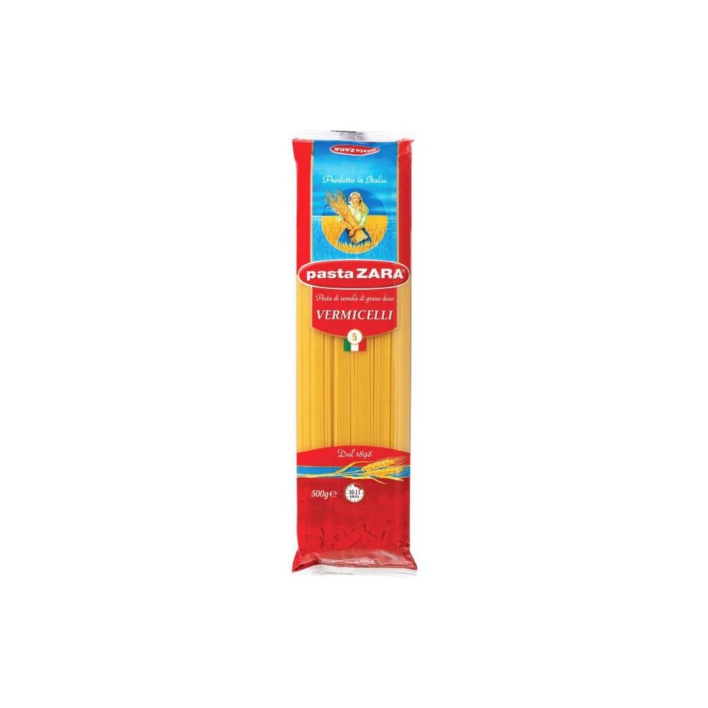 Изделия макаронные Pasta Zara Vermicelli, 500г (8004350130051)