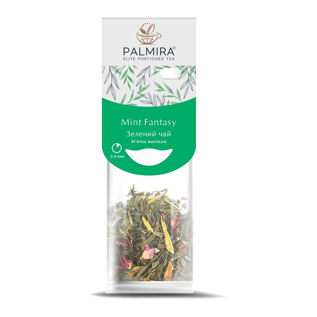Чай зеленый Palmira Mint Fantasy, 10шт*2.4г