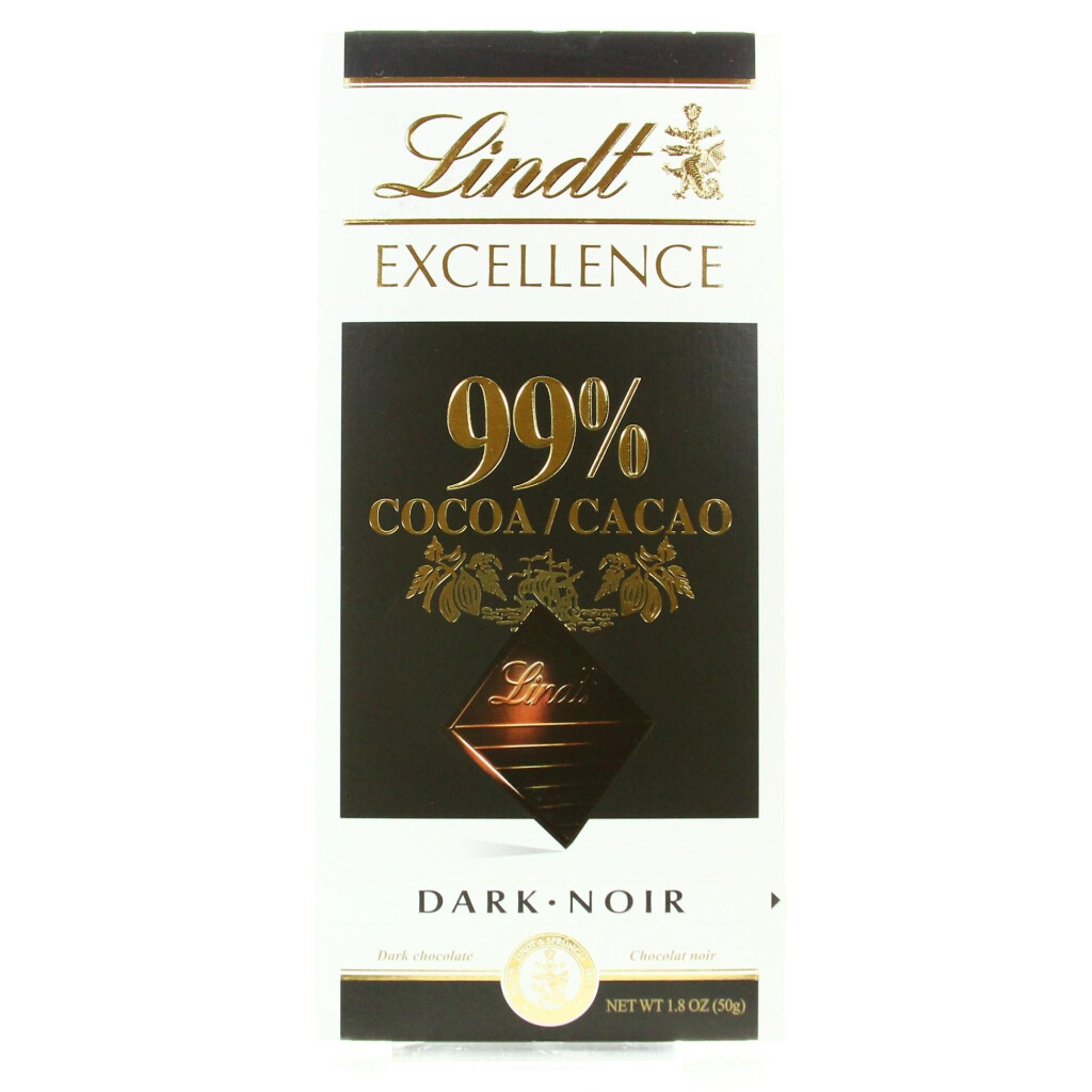 Шоколад Lindt Excellence 99% какао, 50г (3046920028721)