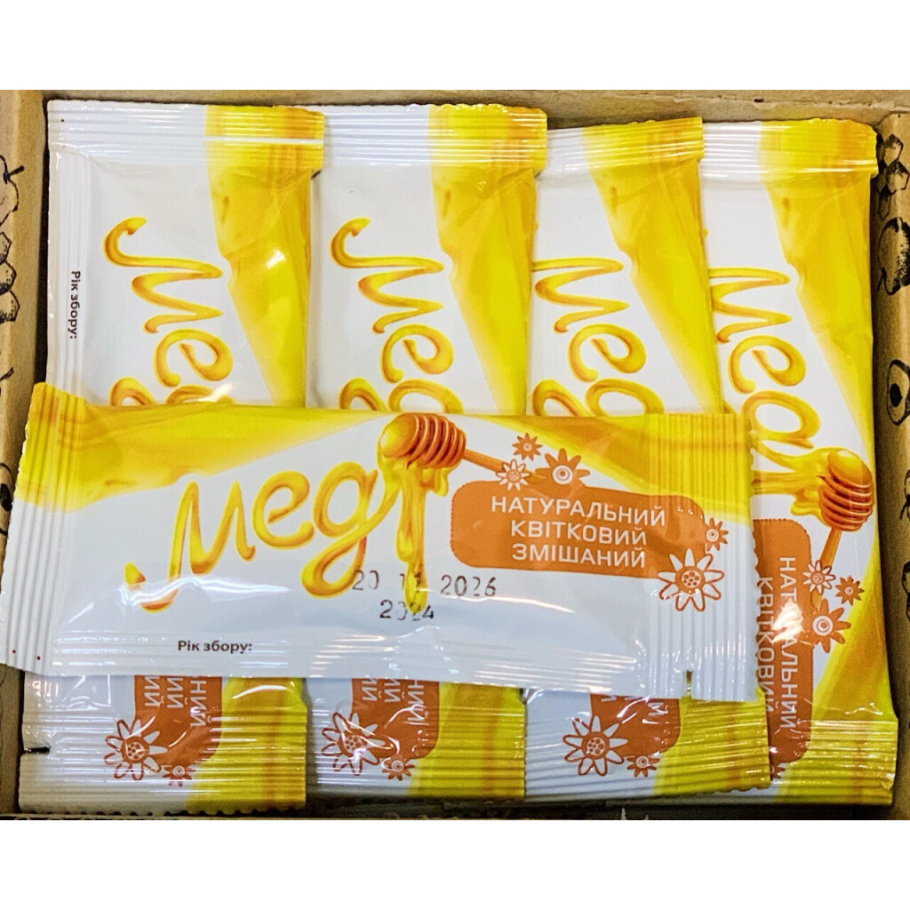 Мед Nelli в стиках, 25шт*20г