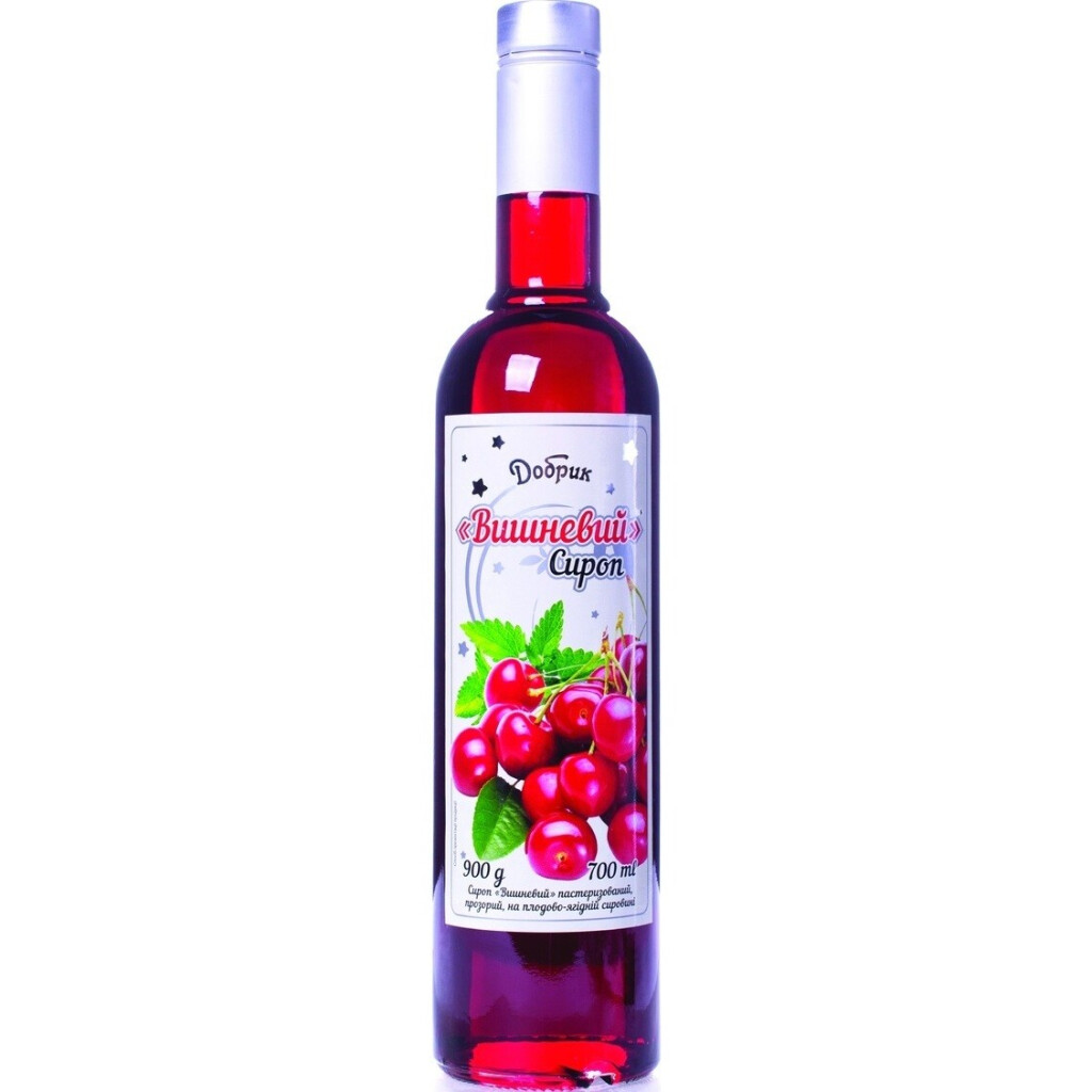 Сироп Добрик Вишня, 900г (4820159137053)