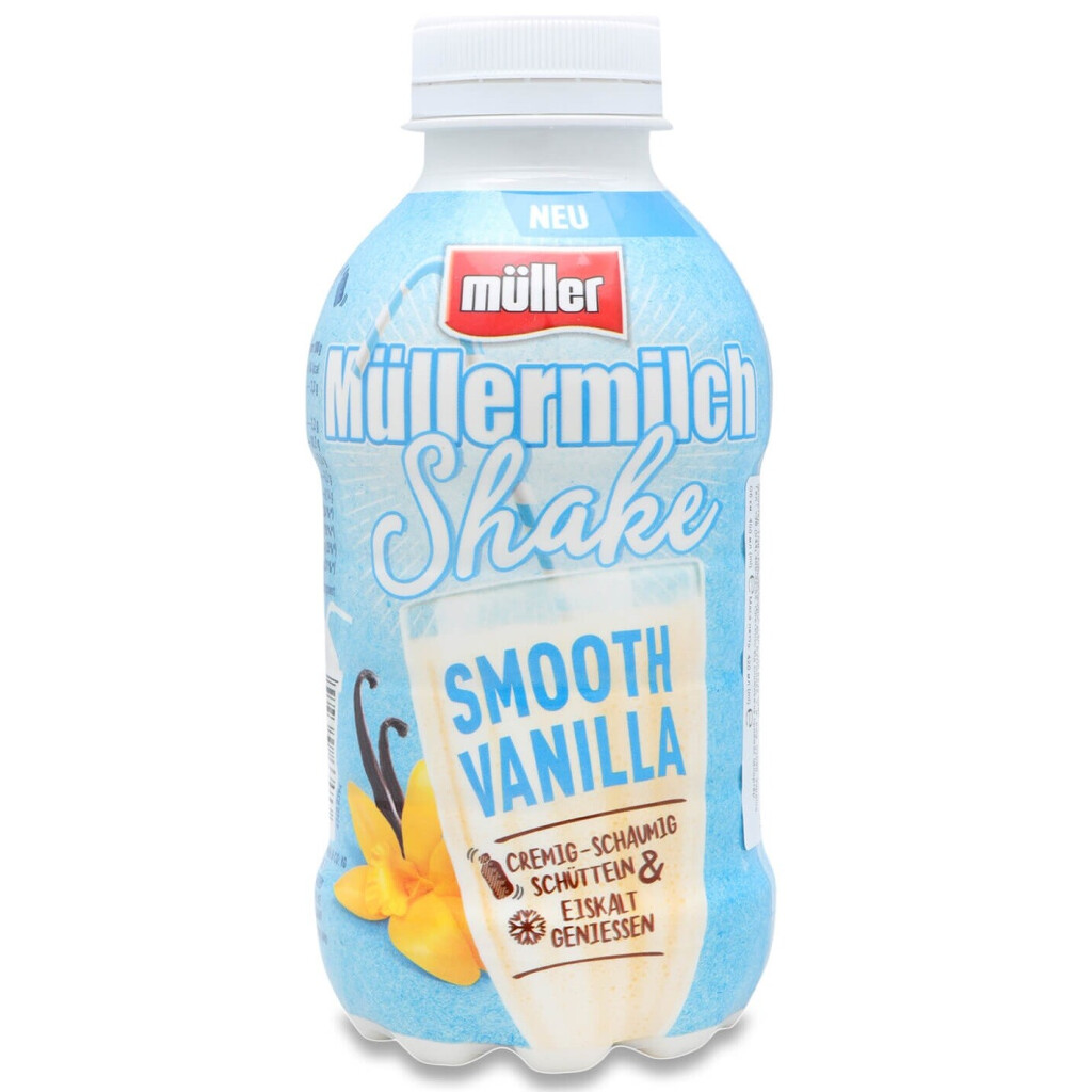 Напиток молочный Mullermilch Шейк ваниль 3,5%, 400мл (42400394)