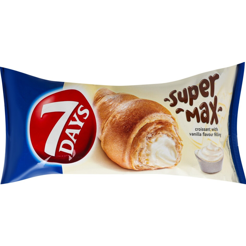 Круассан 7 Days Super Max со вкусом ванили, 110г (5201360535705)