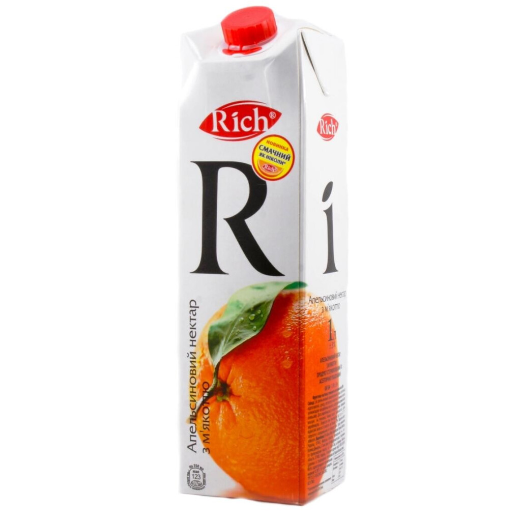 Нектар Rich апельсин, 1л (4820039351791)