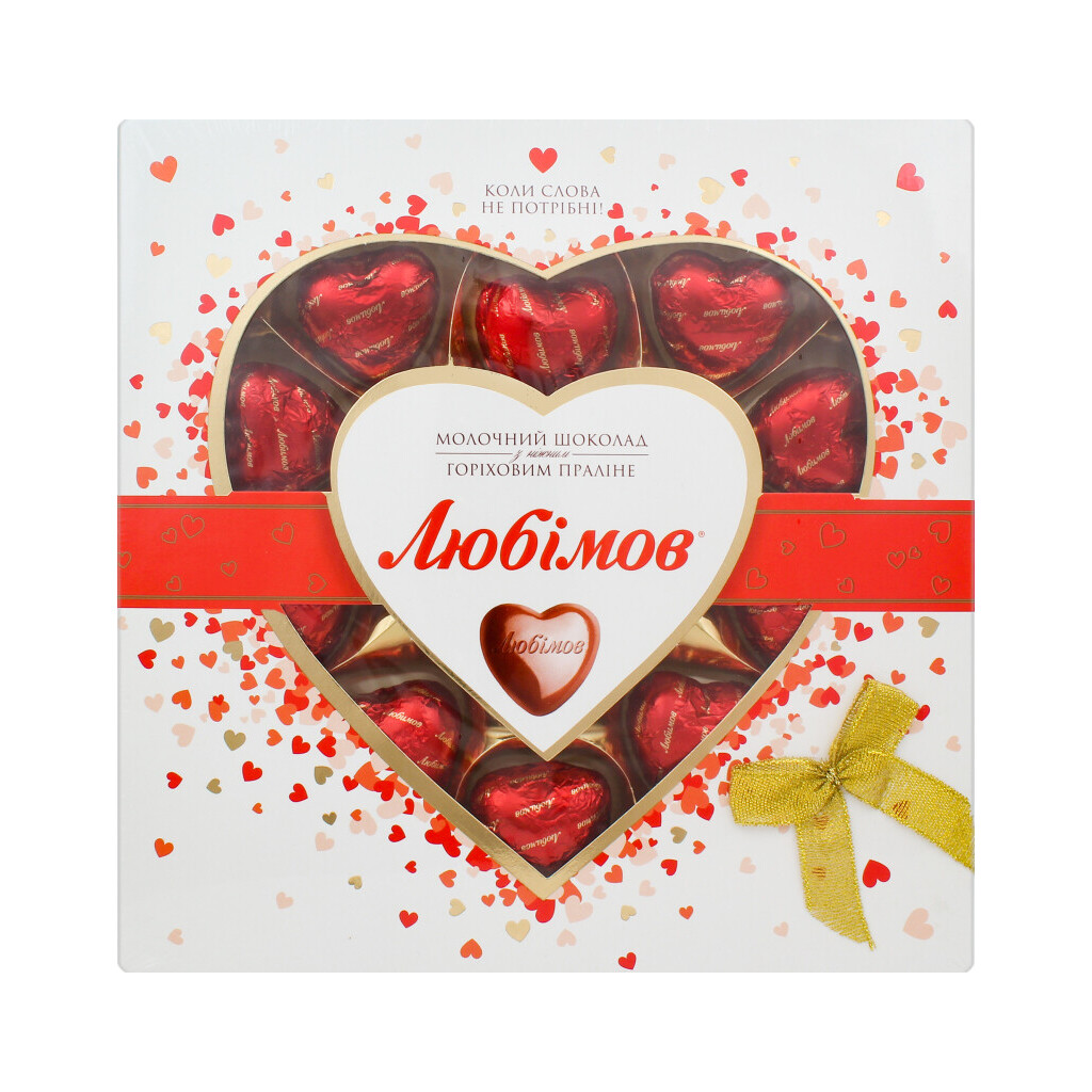 Цукерки Любімов в молочному шоколаді, 108г (4820005195091)