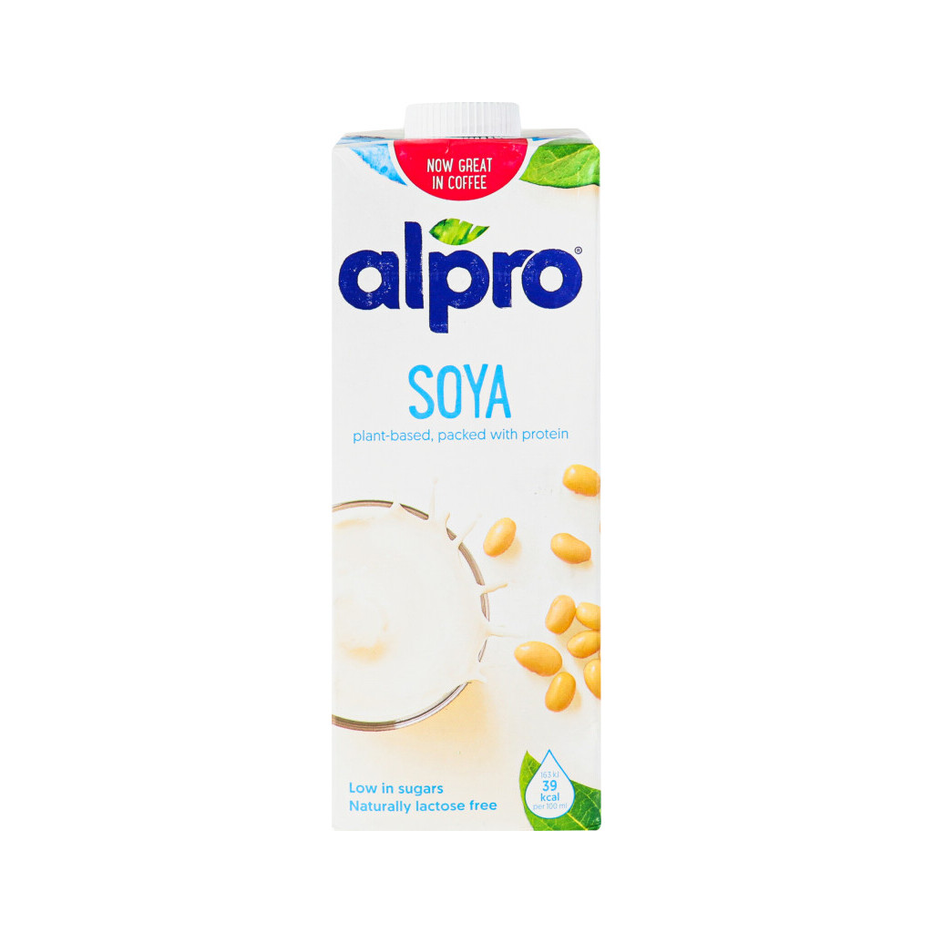 Напій соєвий Alpro Soya з кальцієм, 1л (5411188543381)