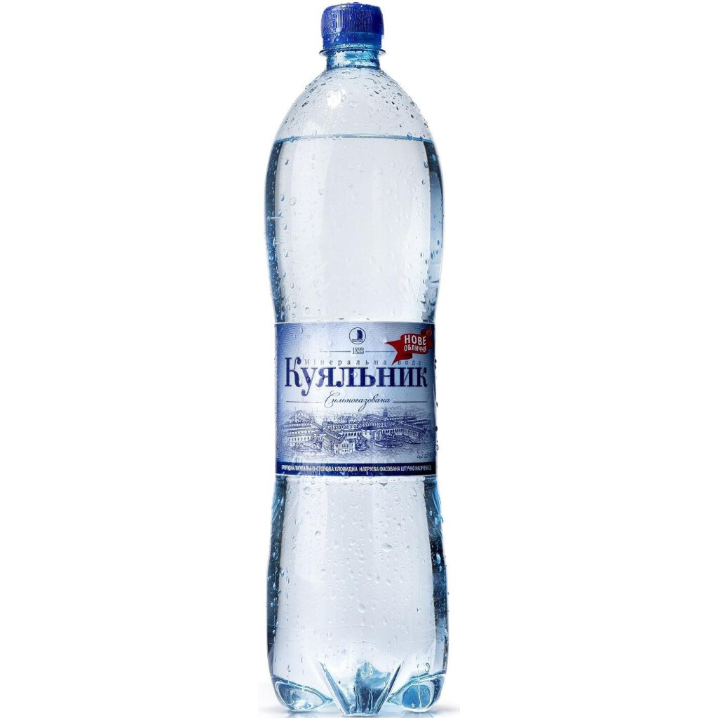 Вода минеральная Куяльник сильногазированная, 1,5л (4820001020021)