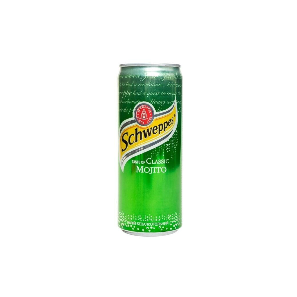 Напиток Schweppes Classic Mojito ж/б, 0,33л (5449000171351)