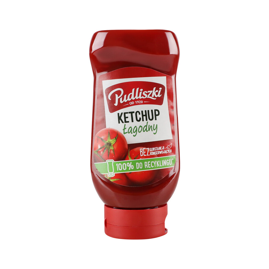 Кетчуп Pudliszki томатный, 480г (5900783000424)