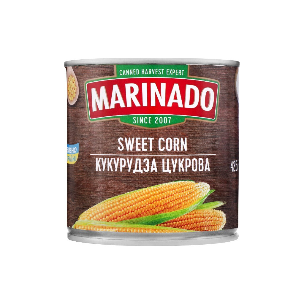 Кукуруза Маринадо сахарная, 425мл (4820078572225)