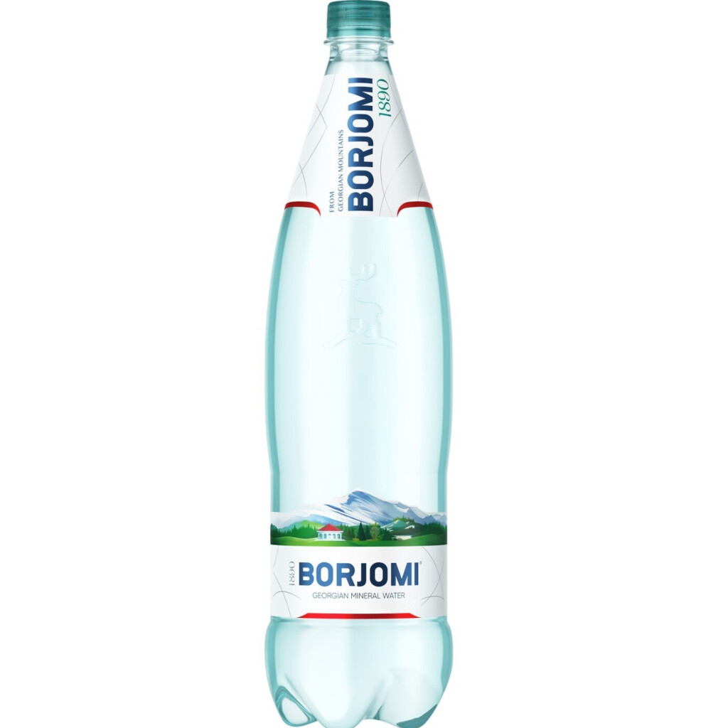 Вода минеральная Borjomi сильногазированная, 1,25л (4860019002077)
