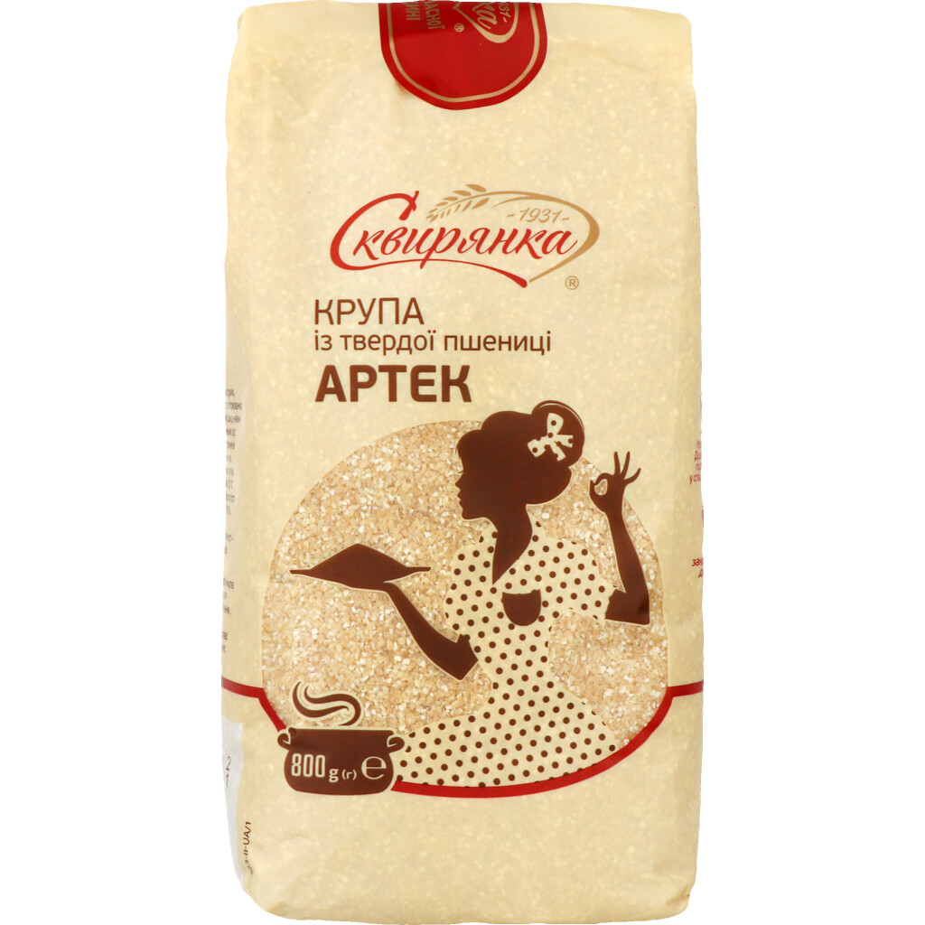 Крупа Сквирянка Артек пшеничная, 800г (4820006013424)