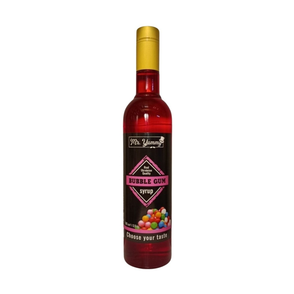 Сироп Mr. Yummy Bubble gum, 700мл