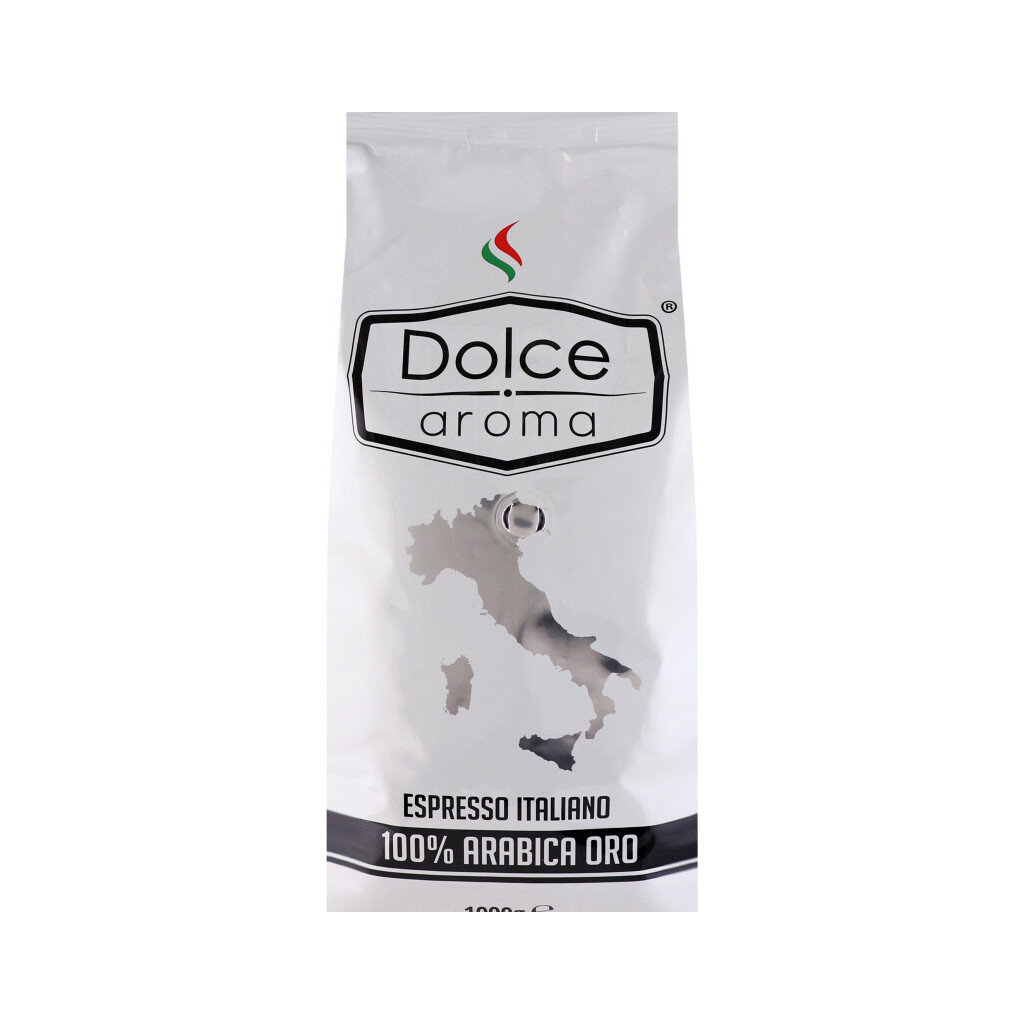 Кофе в зернах Dolce Aroma 100% Arabica Oro, 1кг (8019650002946)