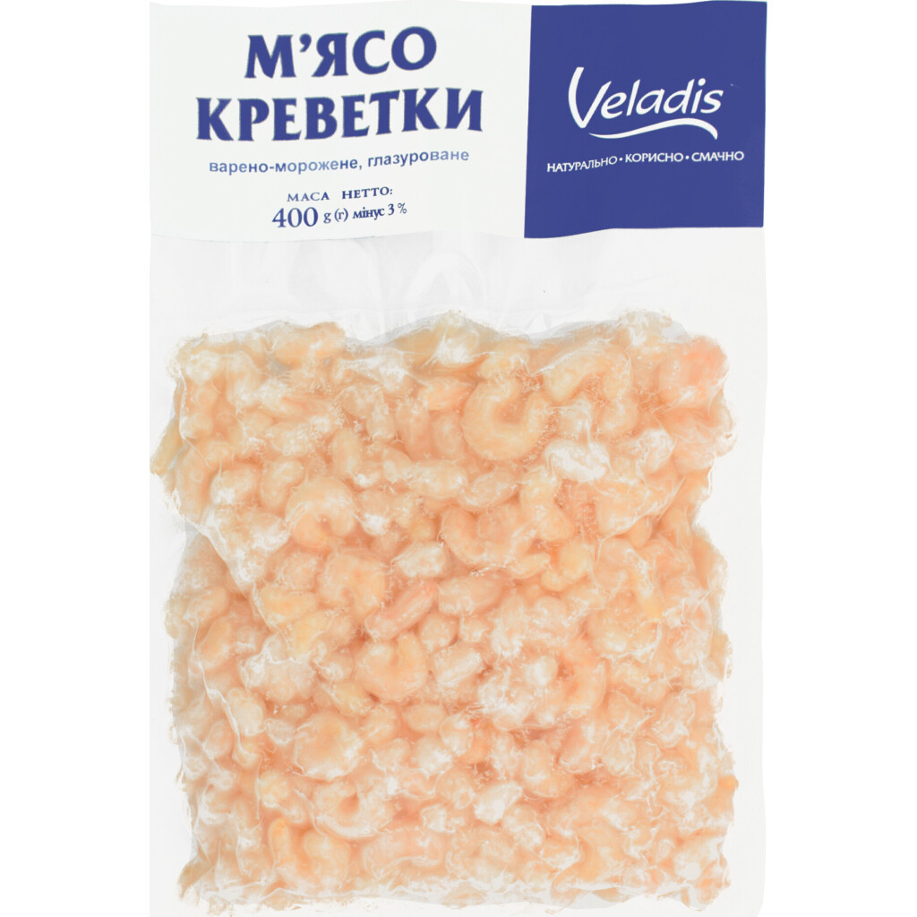 Мясо креветки Veladis в/у, 400г (4823097901571)