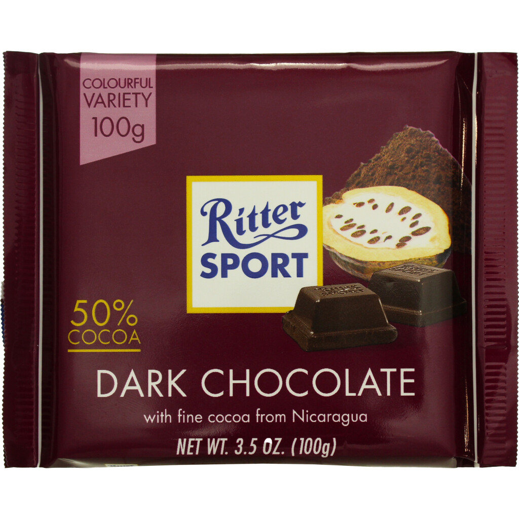 Шоколад темний Ritter Sport, 100г (4000417020000)