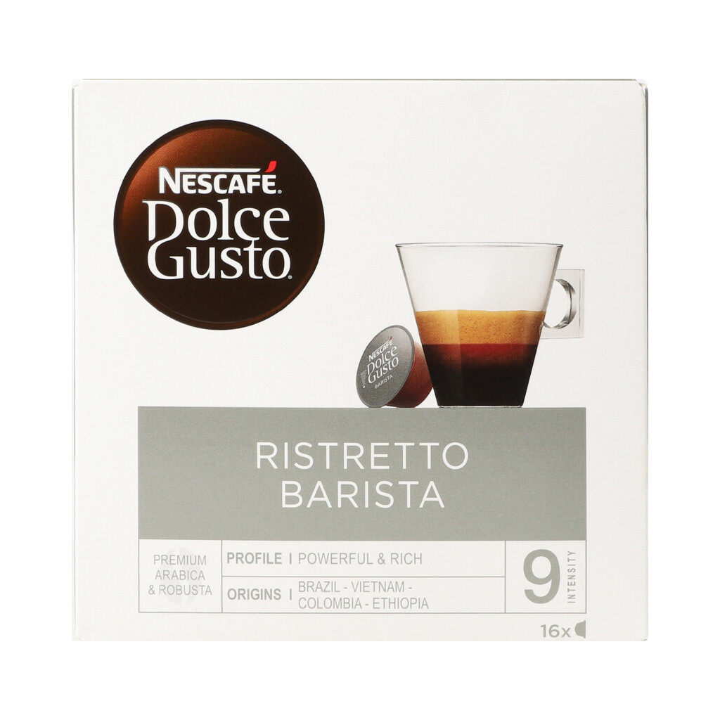 Кавові капсули Dolce Gusto Ristretto Barista, 112г (7613036867580)