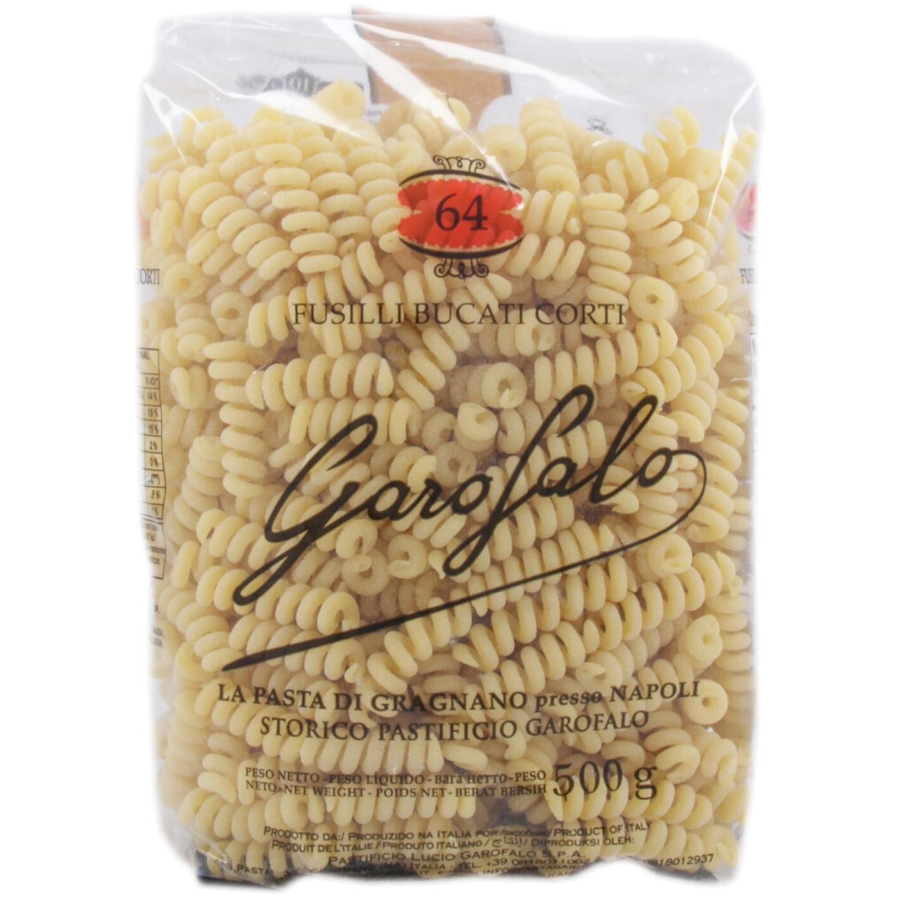 Макаронные изделия Garofalo Fusilli Bucati Corti спирали, 500г (8000139910333)