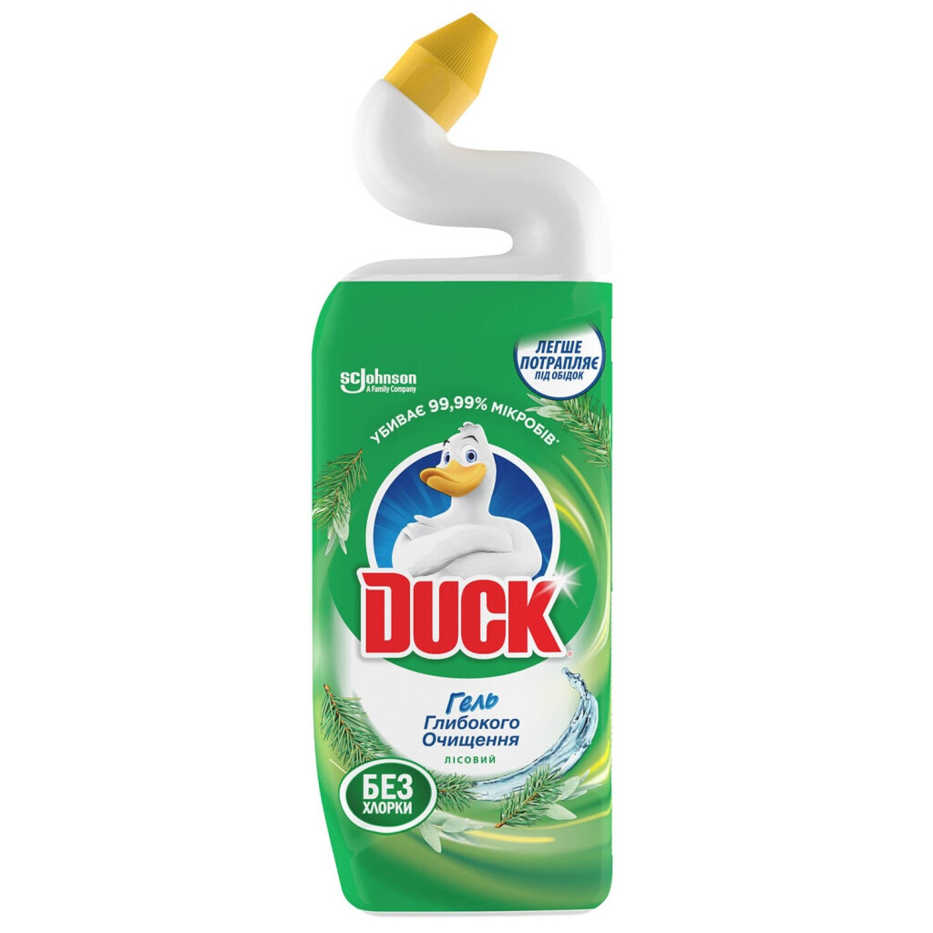Гель чистячий для унітазу Duck Лісовий, 500мл (4823002000726)