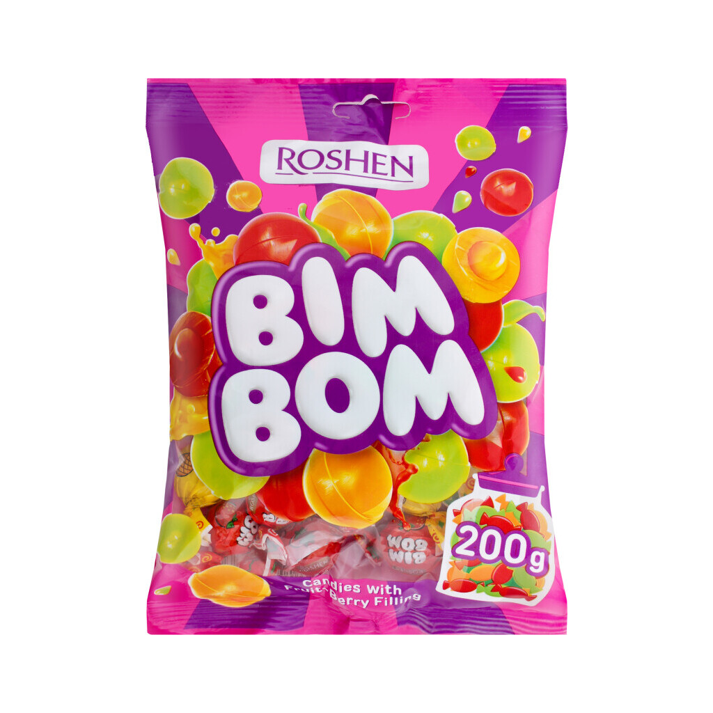 Карамель Roshen Bim Bom, 200г (4823077612732)