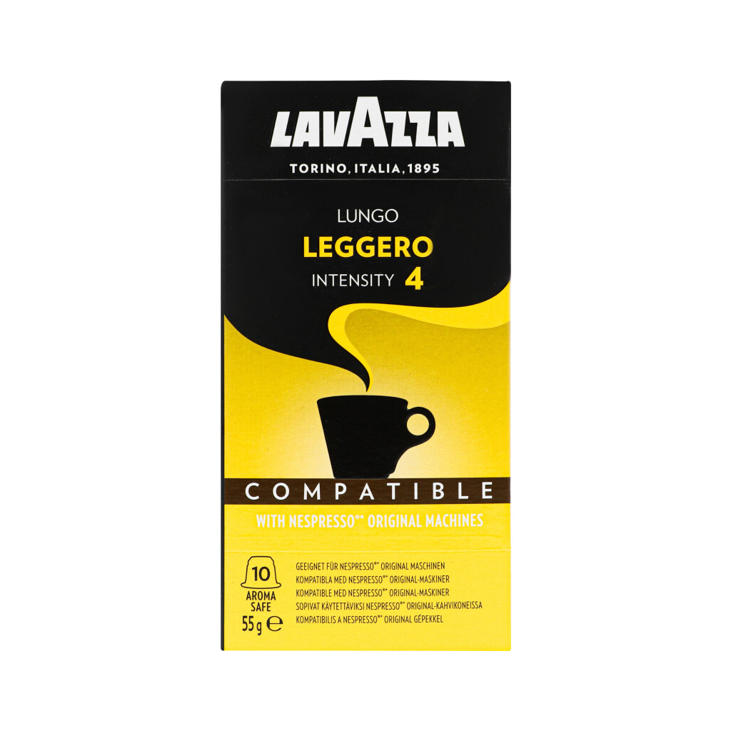 Кавові капсули Lavazza Espresso Lungo Legero 10шт, 55г (8000070081154)