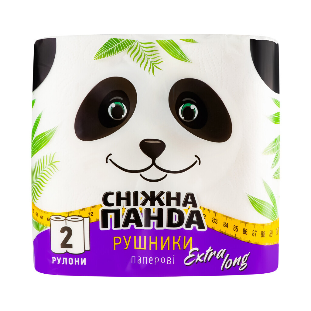 Полотенце бумажное Снежная панда Extra Long, 2шт/уп (4823019010800)