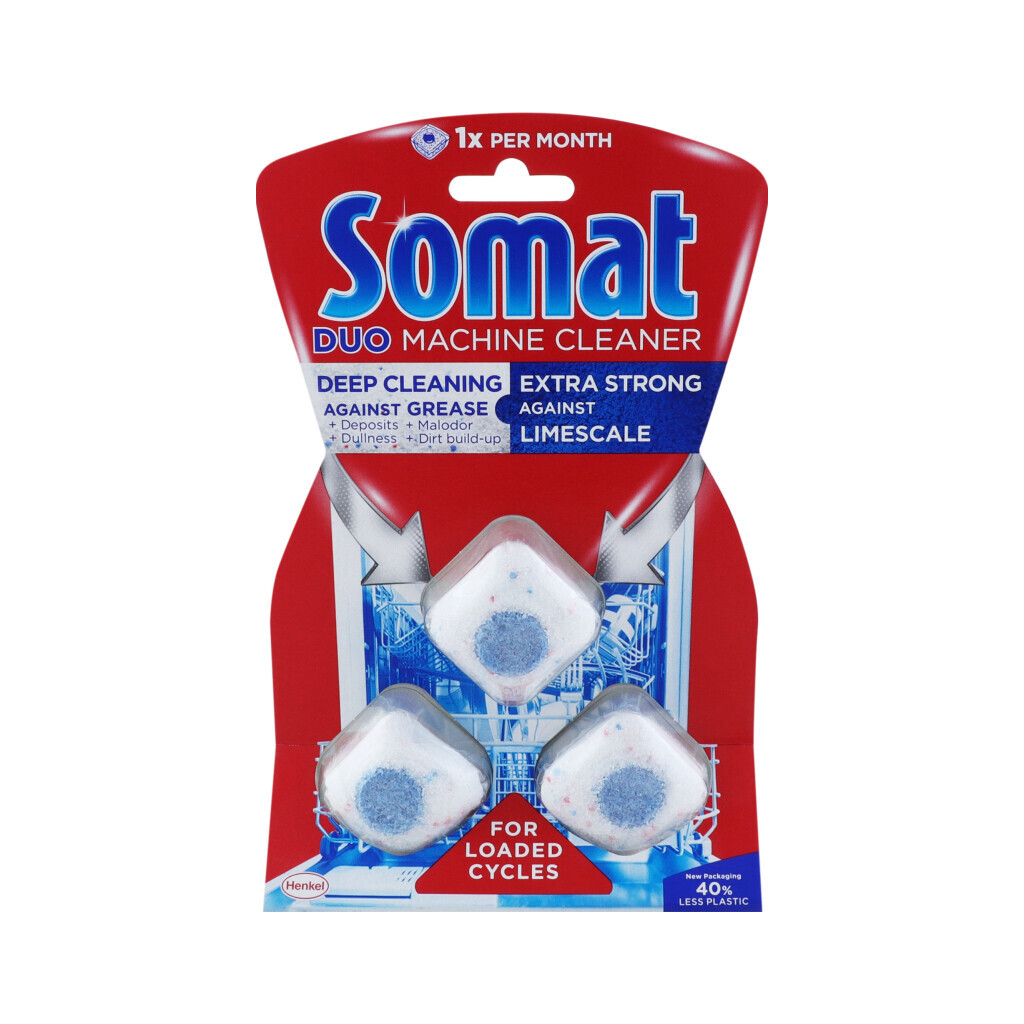 Засіб Somat для догляду за посудомийними машинами, 3*20г/уп (9000100999786)