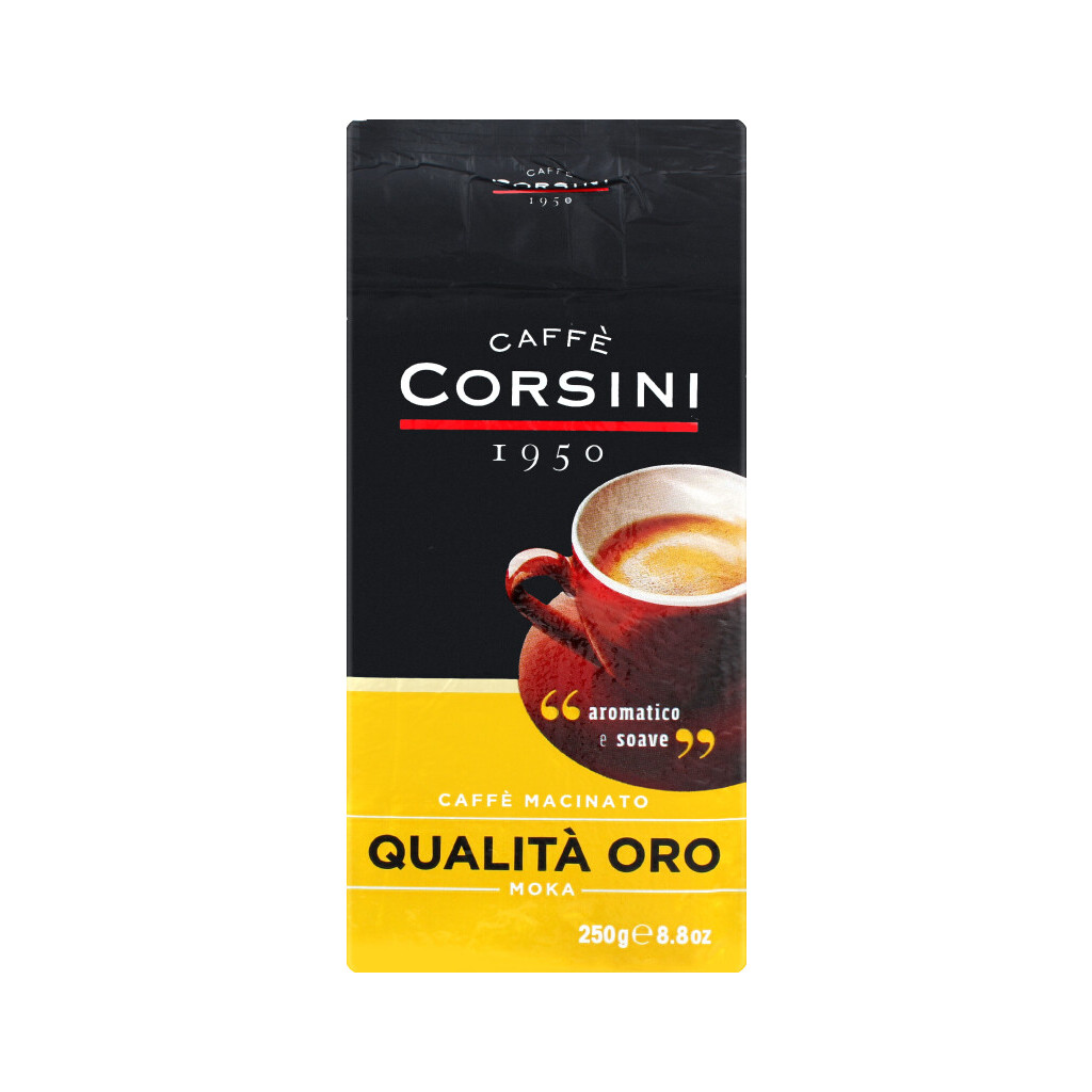 Кава молота Corsini Qualita Oro, 250г (8001684025039)