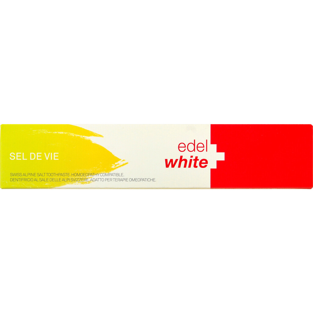 Паста зубная Edel+white Sel de Vie с солью, 75мл (7640131975124)