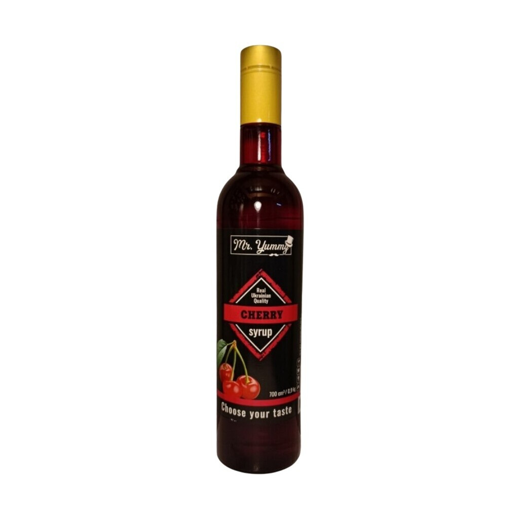 Сироп Mr. Yummy Вишня, 700мл