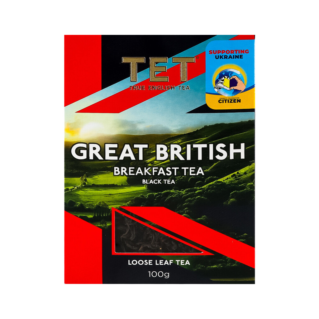 Чай черный ТЕТ Great British Breakfast Tea, 100г (5060207694131)