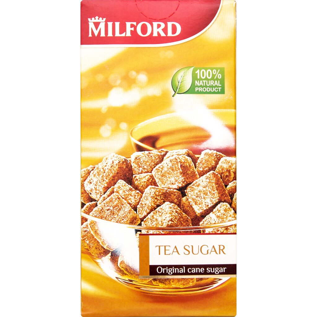 Сахар тростниковый Milford рафинад, 500г (4002221004658)