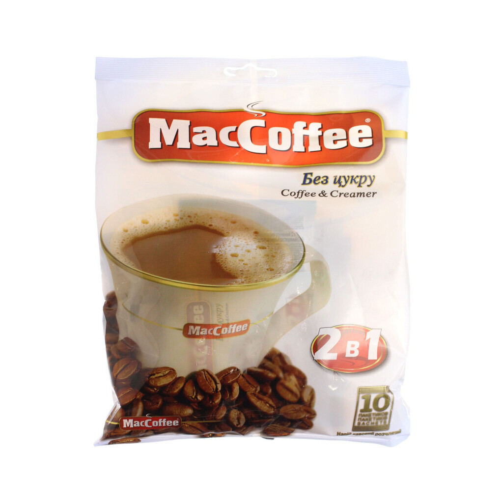 Кофейный напиток MacCoffee 2в1 без сахара, 12г (8887290101288)