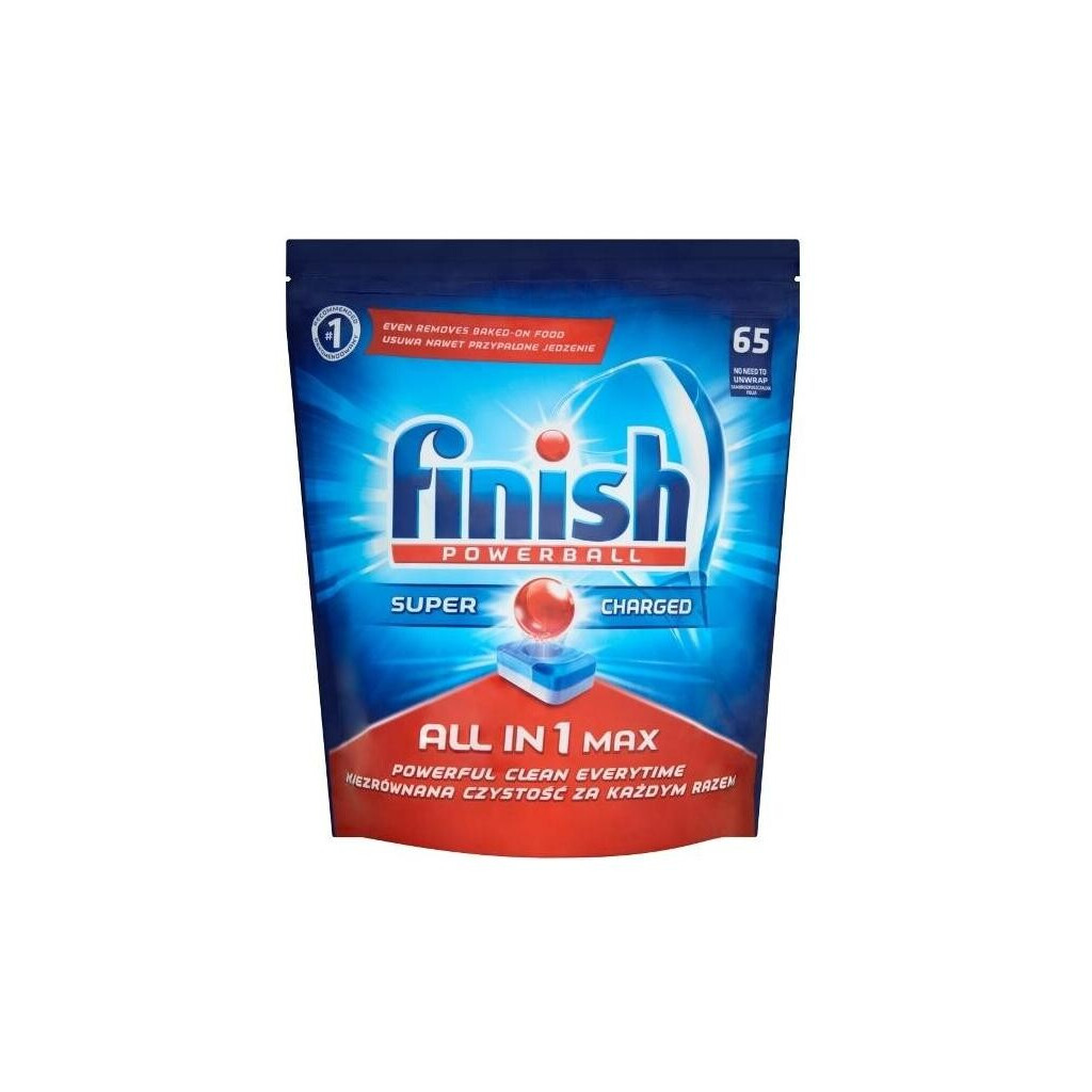 Таблетки для посудомоечных машин Finish All in 1, 65шт/уп (5900627066654)