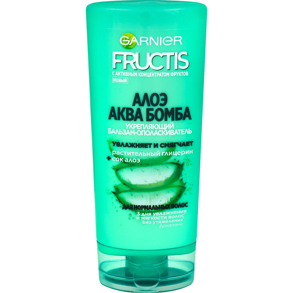 Бальзам-ополаскиватель Garnier Fructis укрепляющий Алоэ Аква Бомба, 200мл (3600542134811)